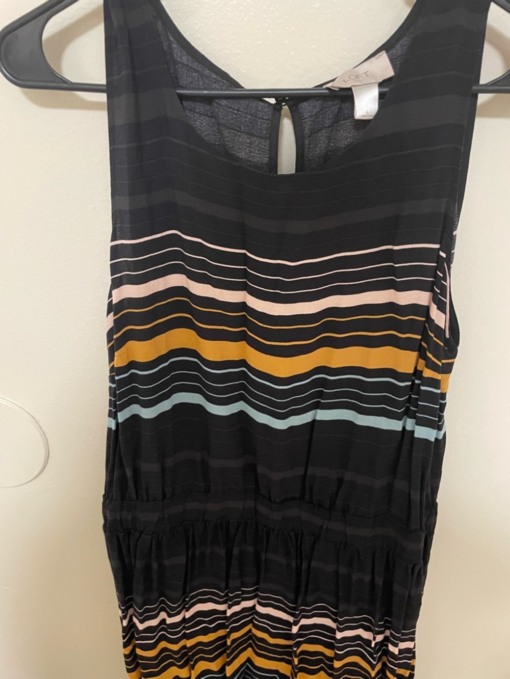 ✨Women’s Loft Sleeveless Floor Length Dress Size L - Picture 2 of 8